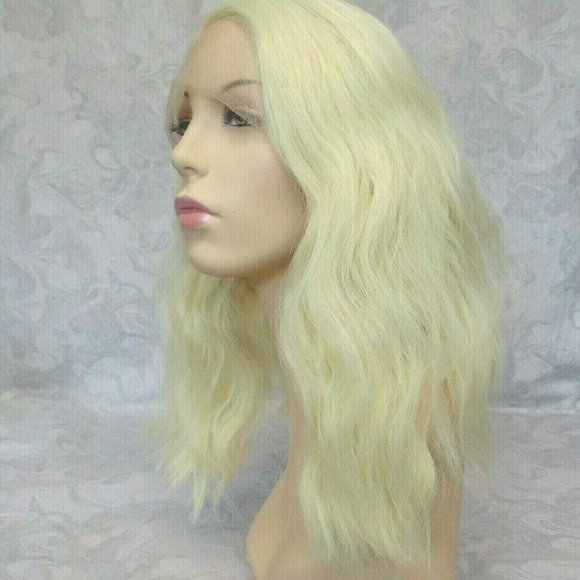 14 Inch Swiss Lace Front #613 Blonde Wig main image 5